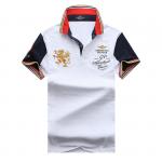 tee shirt polo ralph lauren homme lapel air force sign embroidery white